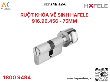 Ruột khóa Hafele cho cửa phòng vệ sinh 32.5 x 32.5 x 65 mm 916.96.456